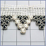 Rhinestone Banding with Net Attached